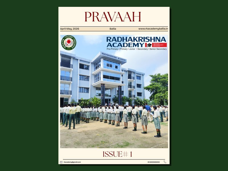 Pravaah · Issue #1 — RKA's student newspaper