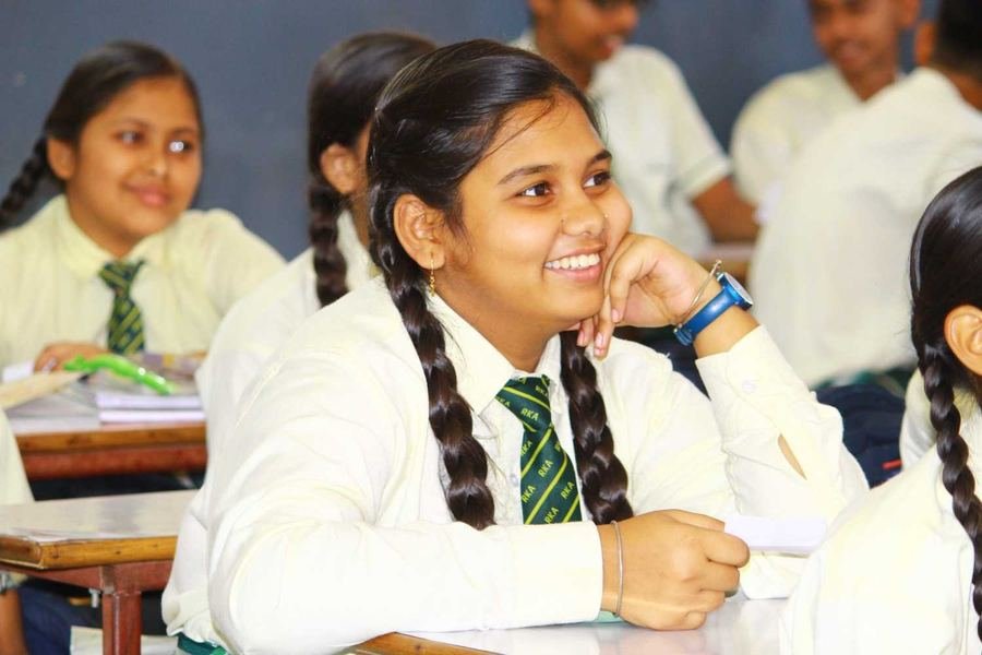 Senior secondary students in class